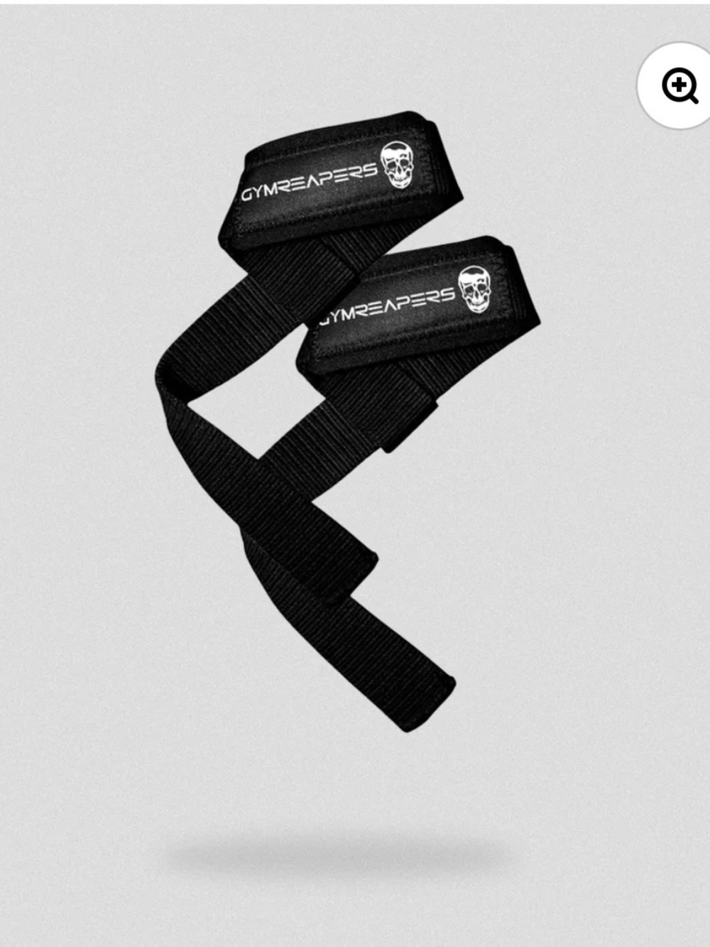 Gymreapers Black Lifting Straps - Wrist Support Straps